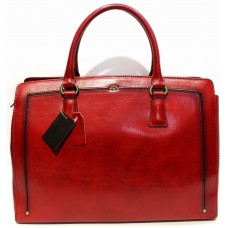 Женская кожаная сумка портфель для документов Katana 66834 Red